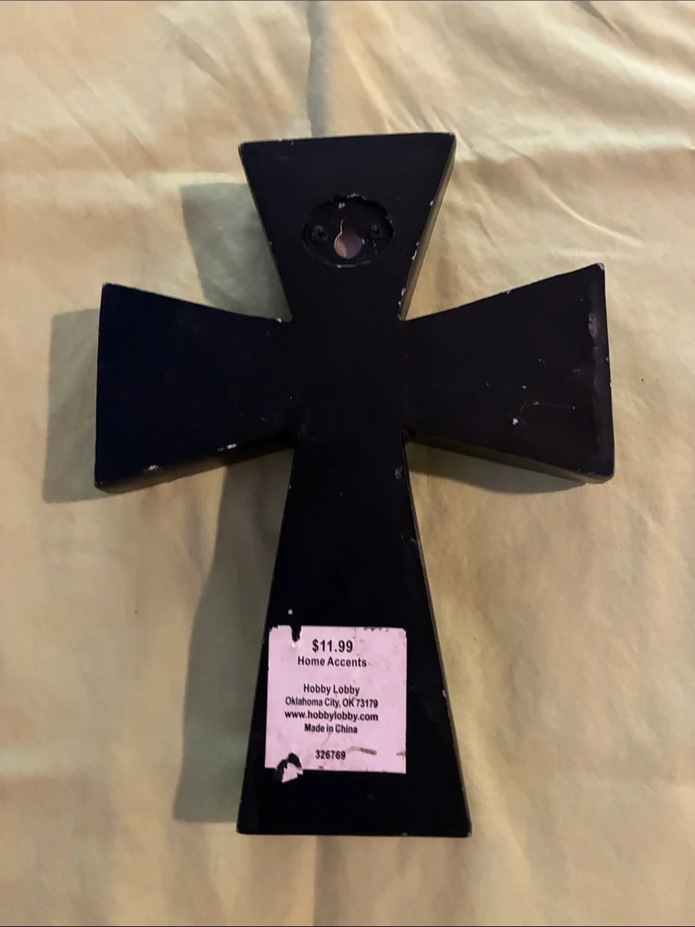 Hobby Lobby Red Mosaic Cross Wall Accent